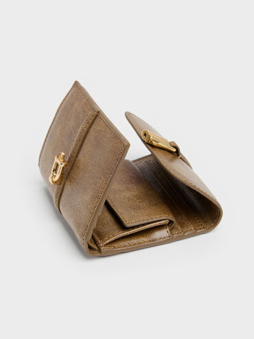 Delfina Small Wallet, Walnut Brown, hi-res