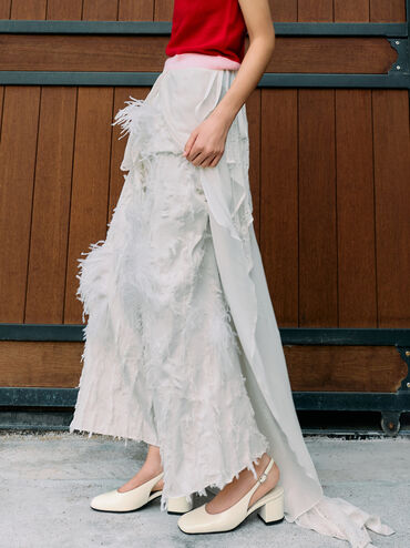 Gi&agrave;y sandals cao g&oacute;t Danni, Phấn, hi-res