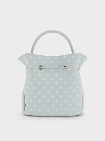 T&uacute;i r&uacute;t d&acirc;y Hazel Polka-Dot, Sea Salt Blue, hi-res