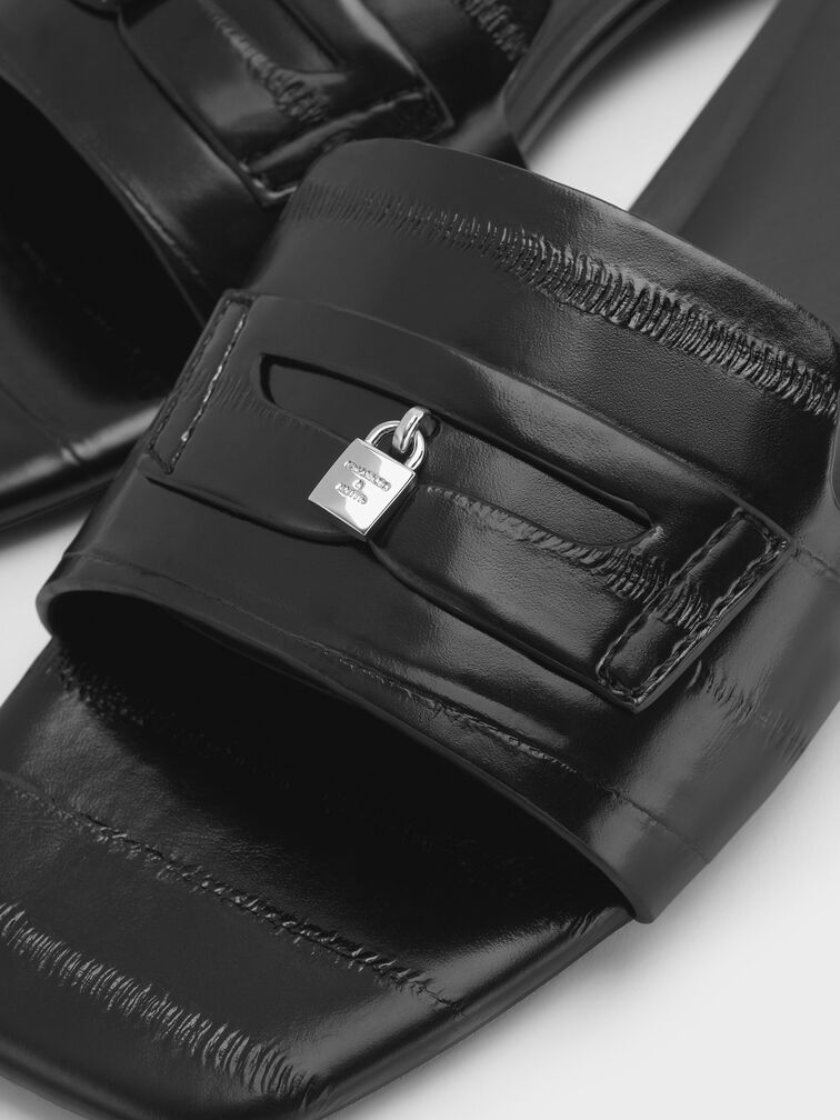 D&eacute;p quai ngang Griselda, Hoạ tiết da b&aacute;o đen, hi-res