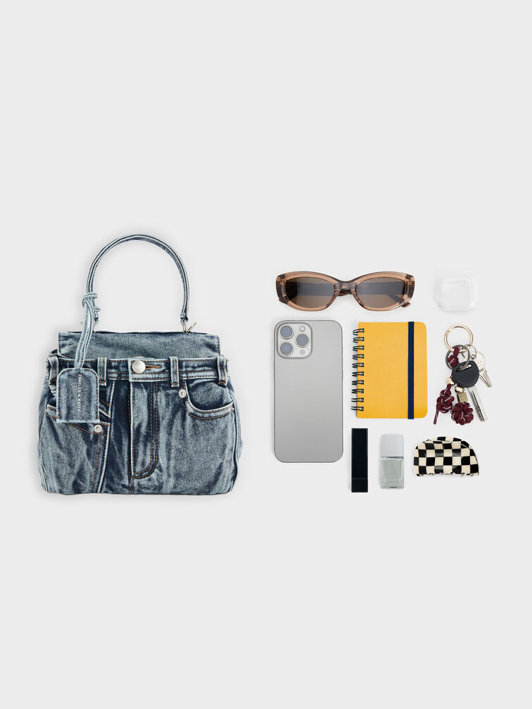 T&uacute;i x&aacute;ch Arita Denim Jeans, Xanh denim, hi-res