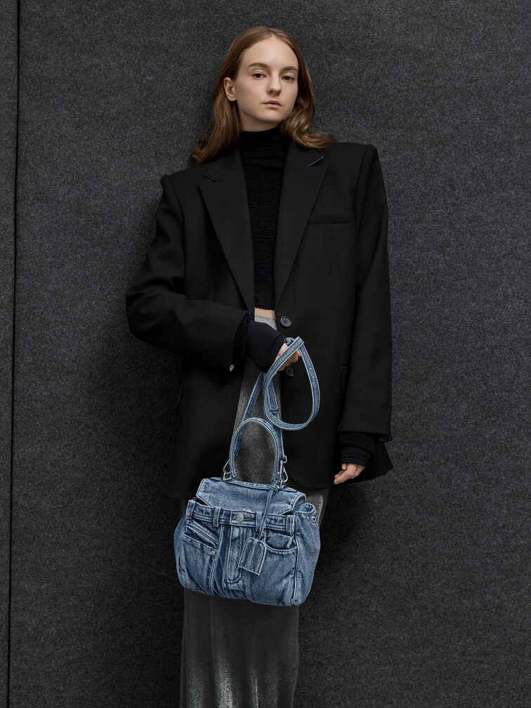 T&uacute;i x&aacute;ch Arita Denim Jeans, Xanh denim, hi-res