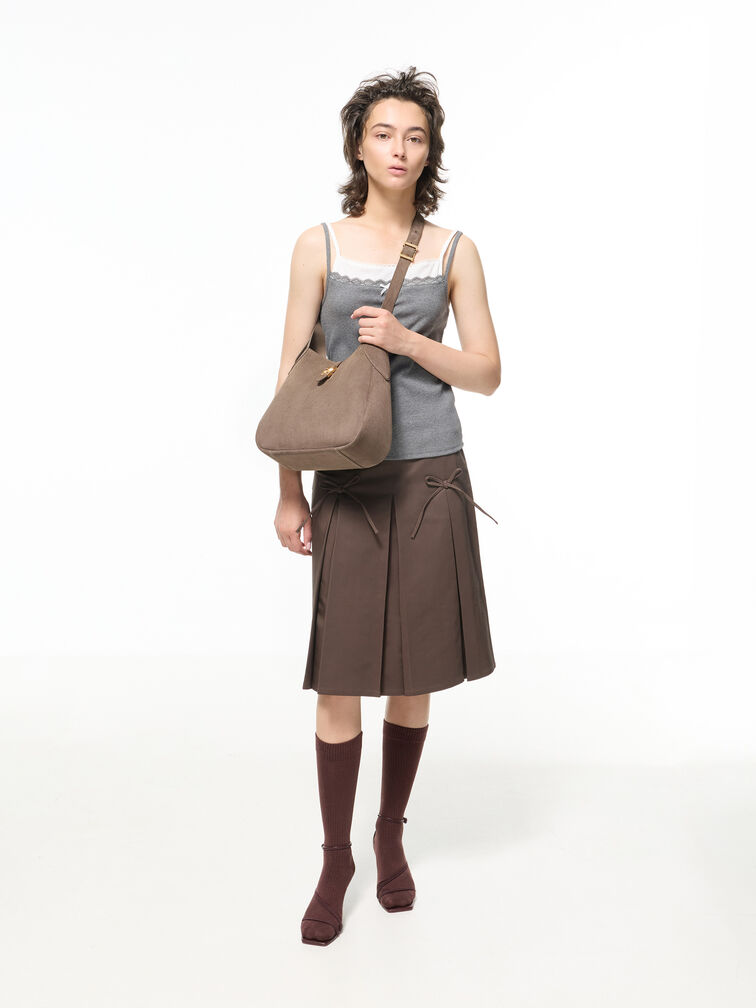 T&uacute;i đeo vai h&igrave;nh thang Adalyn x&aacute;m đ&aacute;, Stone Grey, hi-res