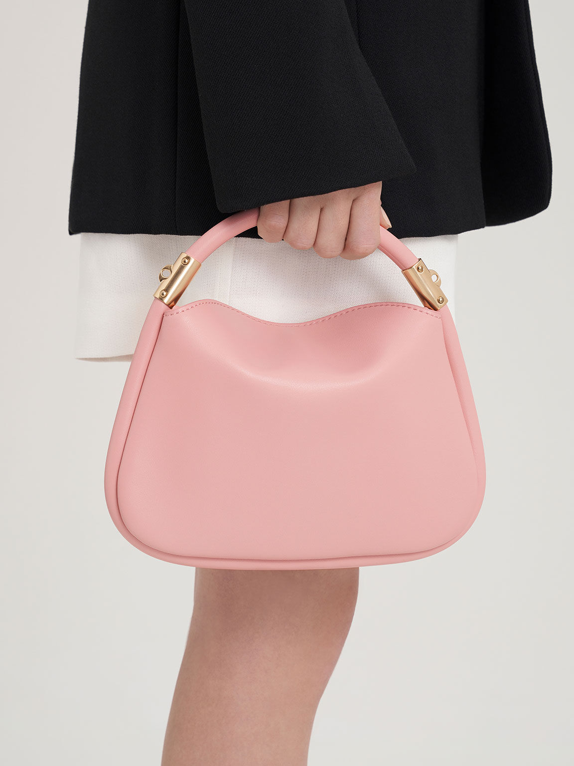 Mini Lara Hobo Bag, Light Pink, hi-res