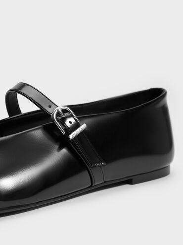 High-Vamp Mary Janes, Black Boxed, hi-res