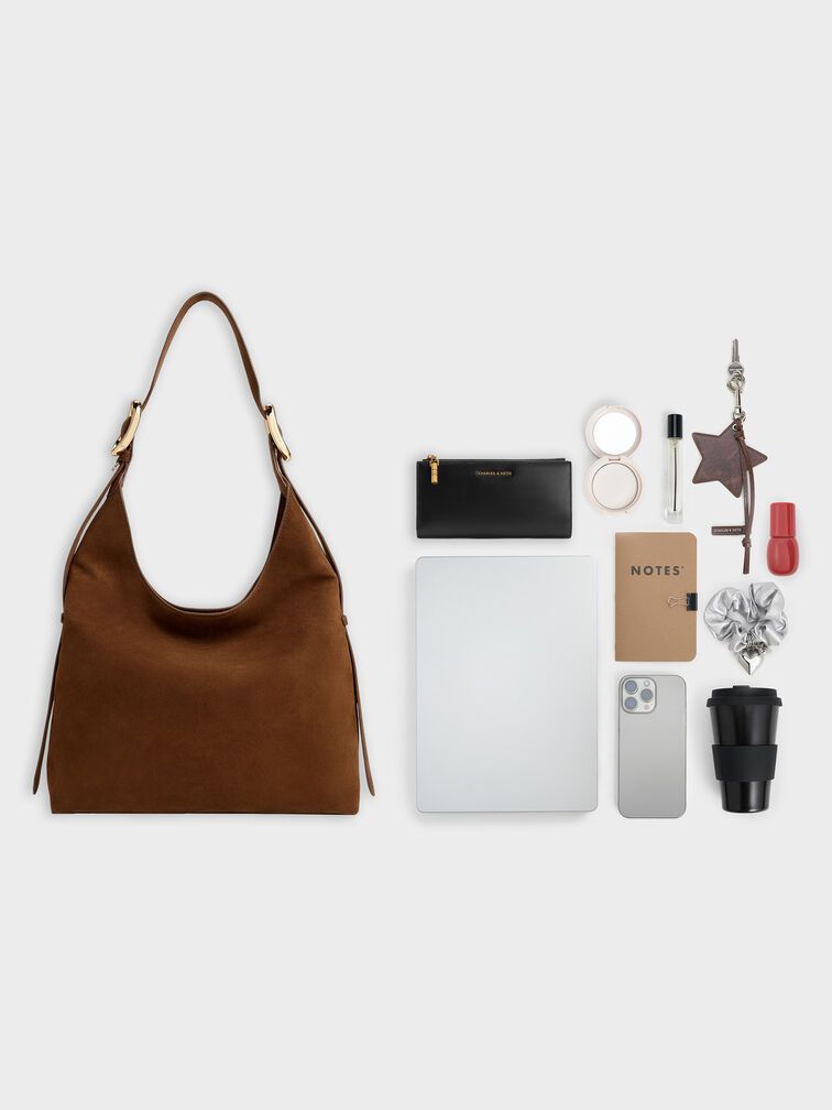 Aislin Hobo Bag, Pecan Brown, hi-res