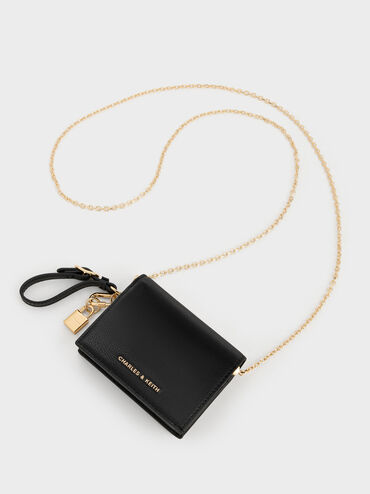 V&iacute; ngắn d&aacute;ng gập Scottie, Đen, hi-res