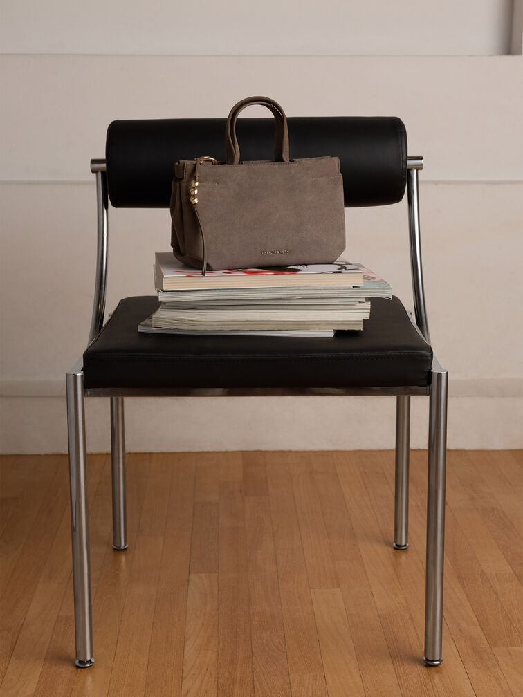 T&uacute;i tote tua rua Mini Zephyr, Stone Grey, hi-res