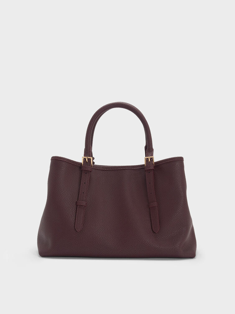 T&uacute;i tote h&igrave;nh thang Baral, Wineberry Red, hi-res