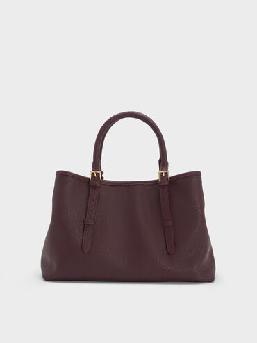 T&uacute;i tote h&igrave;nh thang Baral, Wineberry Red, hi-res