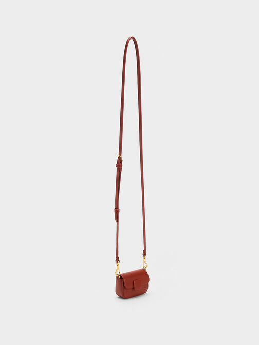 Túi đeo chéo phom vuông Micro Koa, Gạch, hi-res