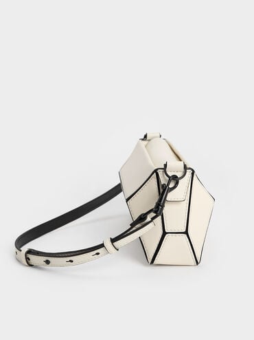 Túi đeo vai Nasrin Nasrin Geometric Chain-Handle, Nhiều màu, hi-res