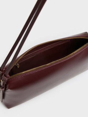 Túi đeo vai phom chữ nhật Deyna, Wineberry Red, hi-res