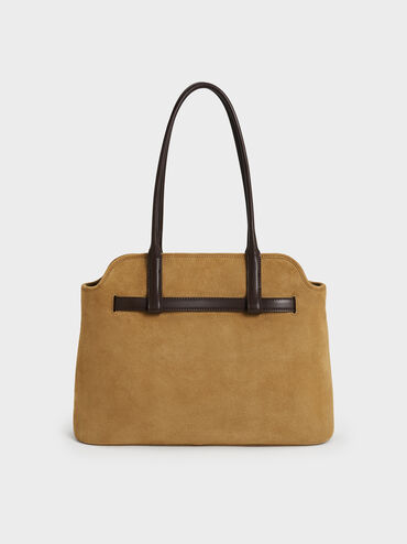 Túi tote phom chữ nhật Victoria Recycled, Sahara Sand, hi-res