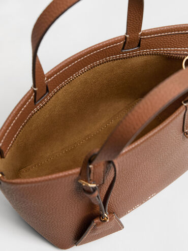 Mini Beryl Tote Bag, Chocolate, hi-res