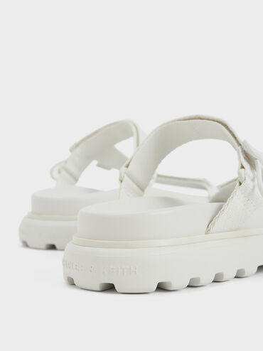 Maisie Sports Sandals, White, hi-res