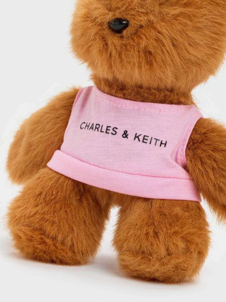 Dodie Pink-Shirt Bear Charm, Multi, hi-res