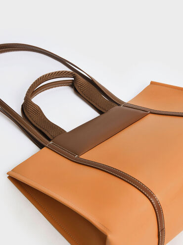 Shalia Tote Bag, Pumpkin, hi-res