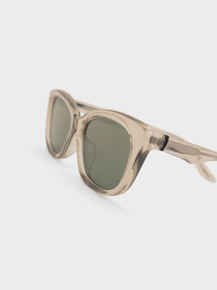 Kính mát gọng mắt mèo Maeva, Be, hi-res