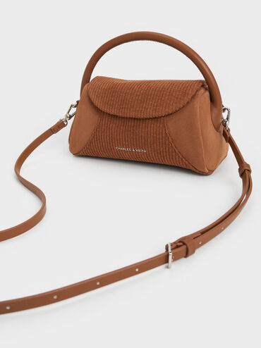 T&uacute;i x&aacute;ch b&eacute; g&aacute;i Nelly Recycled Suede & Corduroy, N&acirc;u, hi-res