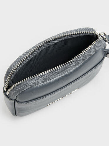 Tatiana Zip-Around Card Holder, Smoky Blue, hi-res