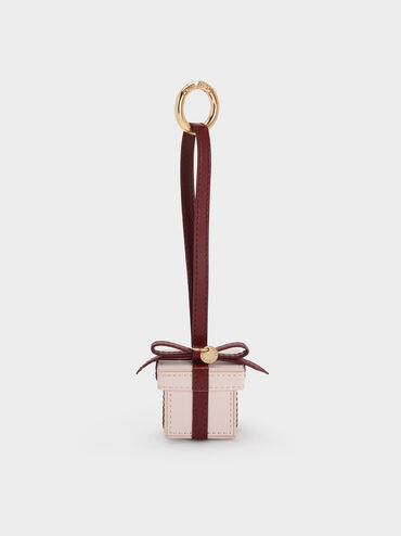 Gift Box Charm, Soft Pink, hi-res