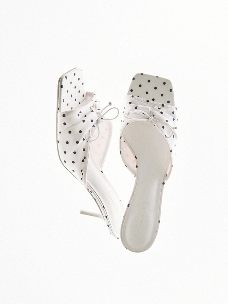 Sadira Polka-Dot Heeled Mules, Multi2, hi-res