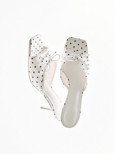 Sadira Polka-Dot Heeled Mules, Multi2, hi-res
