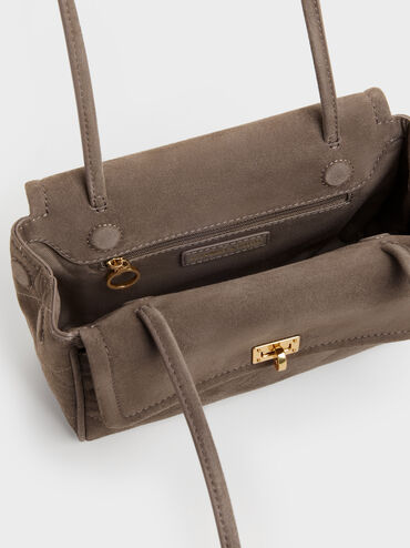 T&uacute;i tote chần b&ocirc;ng Apfra, Stone Grey, hi-res