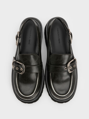 Gi&agrave;y sandals đế cao Eliot Platform, X&aacute;m, hi-res