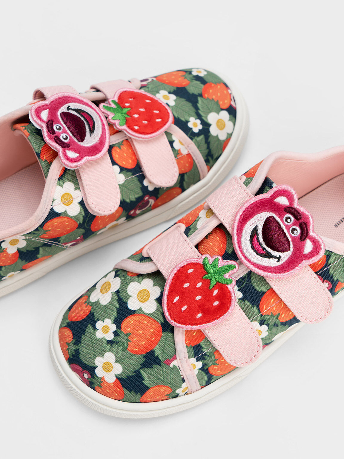 Giày sneaker bé gái Lotso Strawberry-Print, Hồng, hi-res