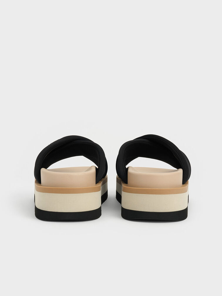 D&eacute;p quai ch&eacute;o Crossover Platform, Đen, hi-res