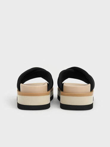 D&eacute;p quai ch&eacute;o Crossover Platform, Đen, hi-res