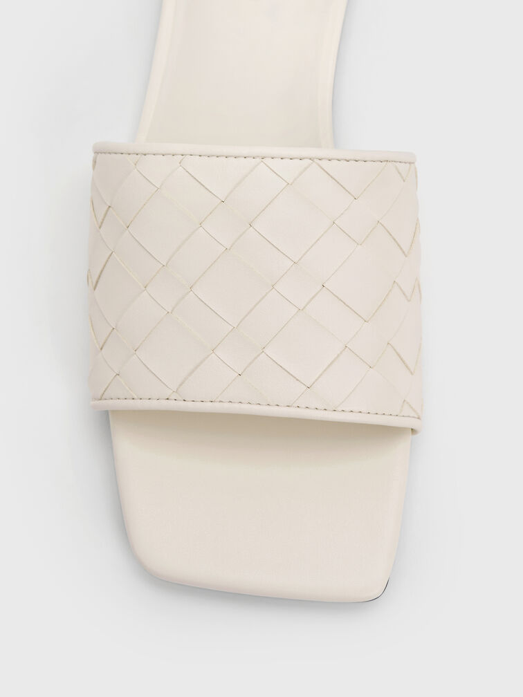 D&eacute;p quai ngang Woven, Phấn, hi-res