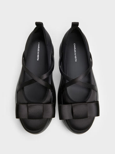 Gi&agrave;y b&uacute;p b&ecirc; đế xuồng Brantley, Đen họa tiết, hi-res