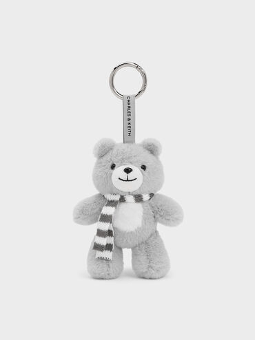 M&oacute;c kh&oacute;a Dodie Bear, X&aacute;m, hi-res