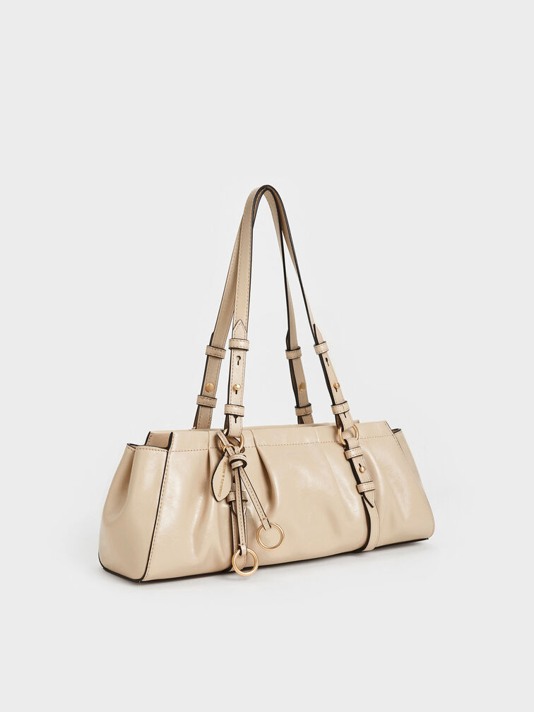 Britton Elongated Shoulder Bag, Dusted Oat, hi-res
