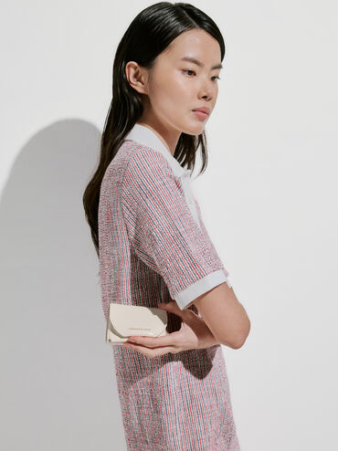 Ví ngắn dạng gập Enola, Kem, hi-res