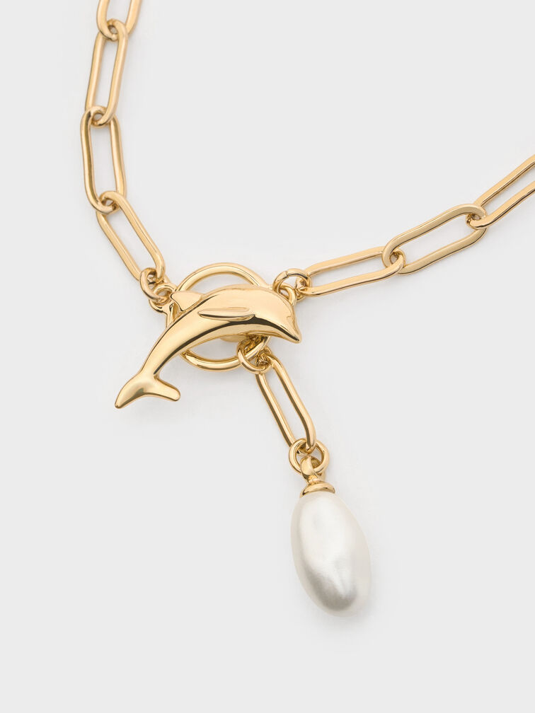 V&ograve;ng đeo tay Delfina Dolphin, V&agrave;ng đồng, hi-res