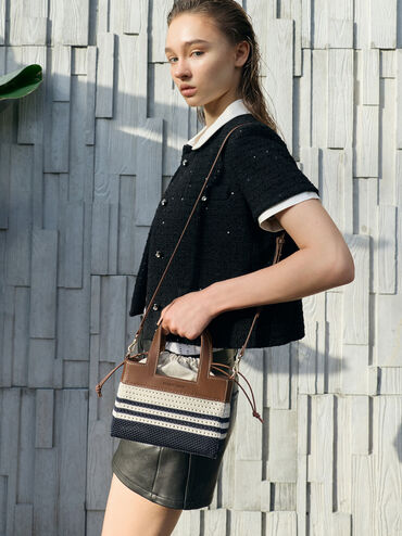 T&uacute;i tote b&eacute; g&aacute;i Ida Striped, Nhiều m&agrave;u, hi-res