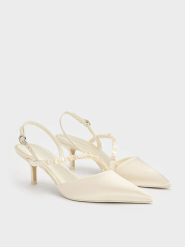 Gi&agrave;y sandals cao g&oacute;t Briella Sequinned, Kem, hi-res