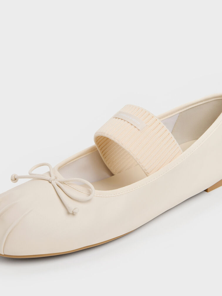 Winona Mary Jane Flats, Chalk, hi-res