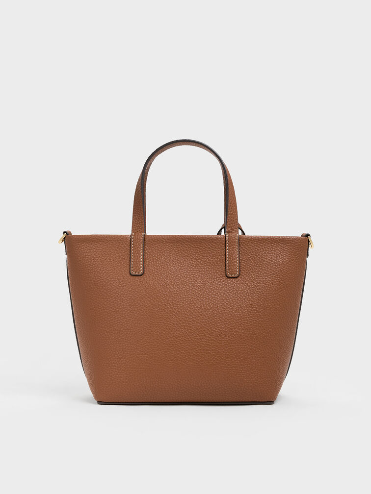 Mini Beryl Tote Bag, Chocolate, hi-res