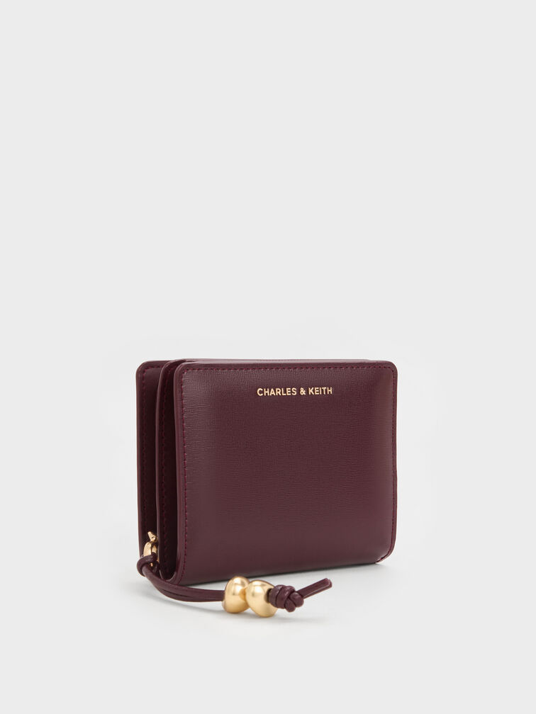 Augustine Zip-Around Small Wallet, Wineberry Red, hi-res