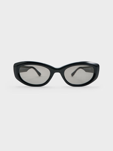 Birdie Recycled Acetate Sunglasses, Noir, hi-res