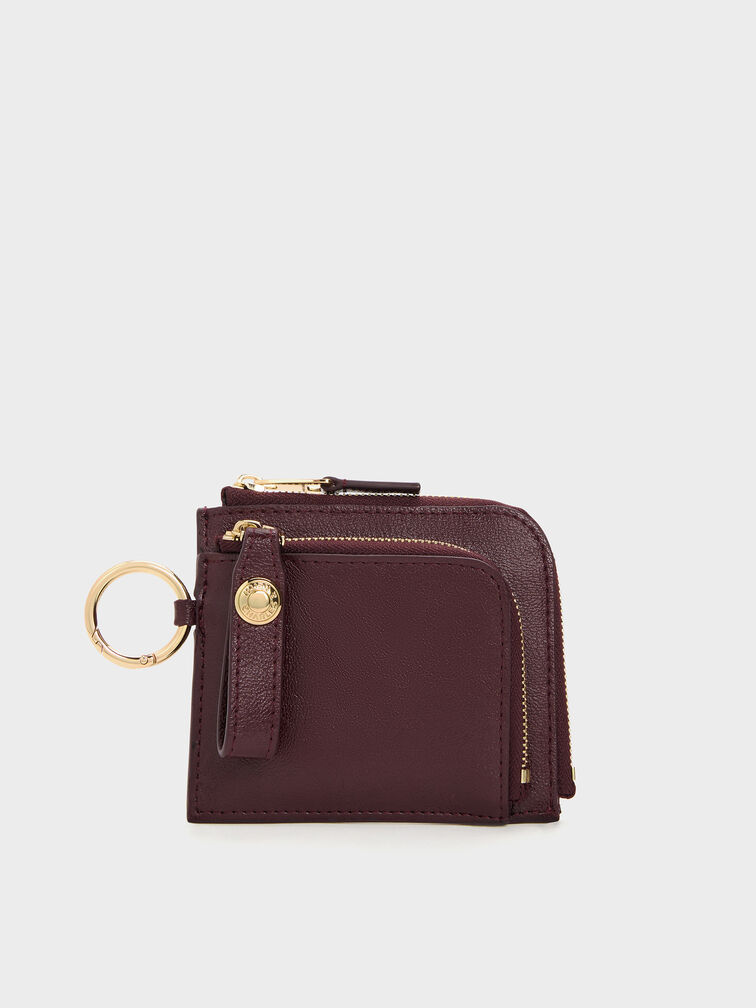 Vega Zip-Around Pouch, Wineberry Red, hi-res