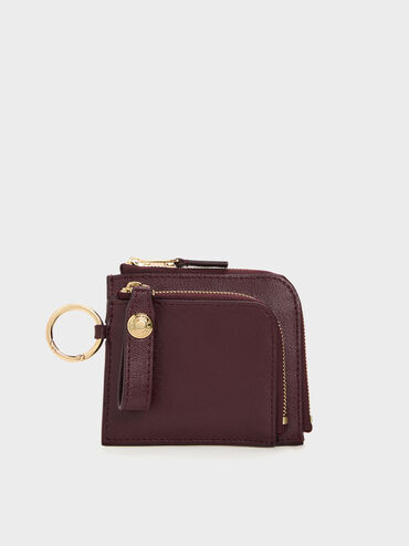 Vega Zip-Around Pouch, Wineberry Red, hi-res
