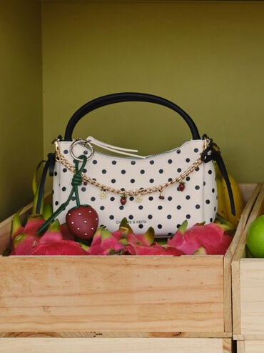 Francie Charm Bag Chain, Multi, hi-res