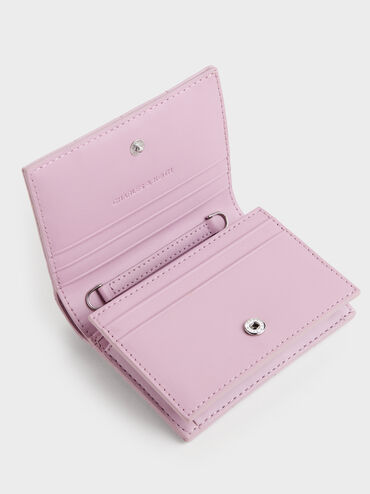 Cassia Quilted Wallet On Chain, Glycine, hi-res