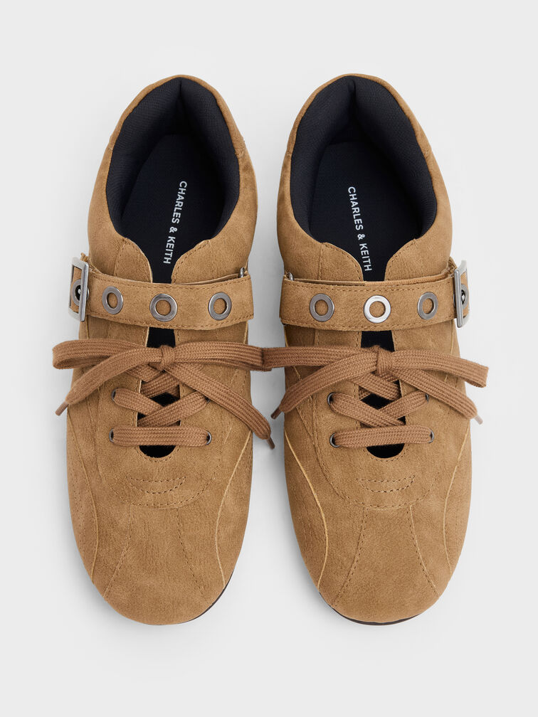 Jollie Grommet Mary Jane Sneakers, Sand, hi-res